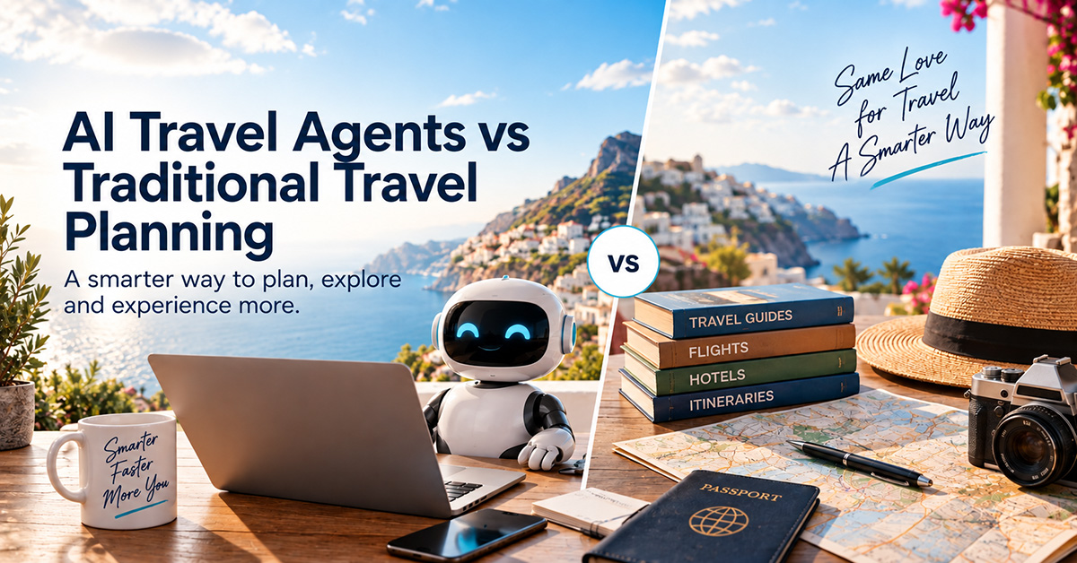 Read more about the article AI Travel Agents vs Traditional Travel Planning