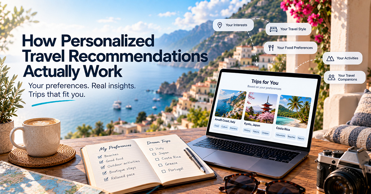 Read more about the article How Personalized Travel Recommendations Actually Work