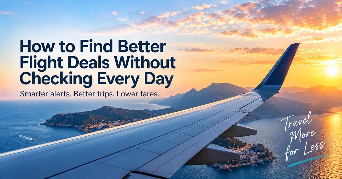 Read more about the article How to Find Better Flight Deals Without Checking Every Day
